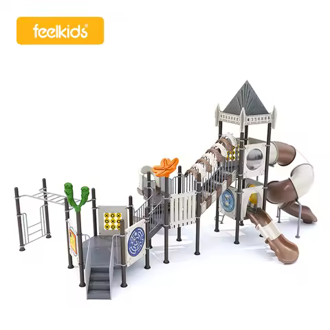 Outdoor Playground Equipment Durable Plastic Slide for Kid Amusement in Schools and Parks