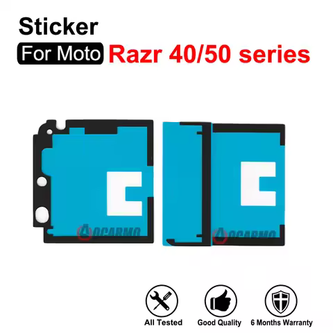 For Motorola Moto Razr 40 Ultra 50 40U Front Screen Sticker Big LCD Display Adhesive Rear Back Cover