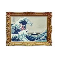 Wirefoxterrier Photo Frame Magnet~Surfing photo frame magnet frame