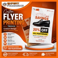 Custom Flyer Printing Malaysia | A4 A5 A6 DL Flyer | Promotional Leaflet Printing