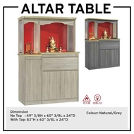 Altar Table Altar Cabinet Prayer Cabinet Prayer Table 5ft Altar Table Chinese FengShui Table Buddha Table 神台 5尺