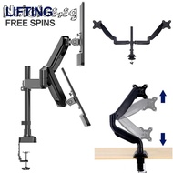 Single/Dual Monitor Desk Mount Monitor Arm for 17 To 32 Inch Computer Screens