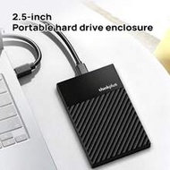 HD100 External Hard Drive Enclosure, 2.5-Inch, SATA 3.0 Serial Port External SSD Enclosure, Type-C I