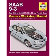 Saab 9-3 Service And Repair Manual : 02-07 by Haynes Publishing (UK edition, paperback)