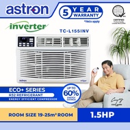 Astron 1.5 HP Fully Inverter Window Type Aircon - TCL155INV | Eco+ Series  | Energy Saving