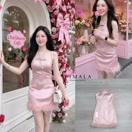 Pimala เดรสโบว์เพชรหรูหราชายต่อขนนกสวยมาก