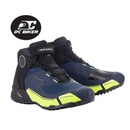 Alpinestars CRX Black / Dark Blue / Yellow Fluo Drystar Shoe (Authorized Dealer)