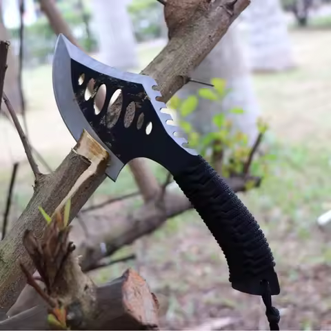 "USA SELLER USA STOCK 11" Full Tang Survival Tomahawk Throwing Axe Hatchet Tactical Hunting Knife NE