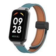 สายนาฬิกาข้อมือหนัง แบบเปลี่ยน สําหรับ Xiaomi Smart Band 8 Active