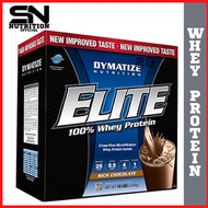 Dymatize Elite 100% whey protein chocolate susu bina badan (10lbs) gain muscle