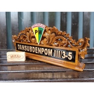 Name Plate Carved Table Name Plate/ Wedding Name Plate/ Office Desk Name Plate/ Teak Wood/