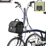 Rhinowalk Folding bike front block Bag for Brompton bike waterproof Bike handlebar bag with buckle Multifunctional Bicycle Accessorie