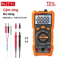 NJTY T21L Vạn Năng Kỹ Thuật Số Đo Điện Cảm 600μH-60H Chu Kỳ Nhiệm Vụ 0.1-99% Nhiệt Độ DC AC Amp Điện
