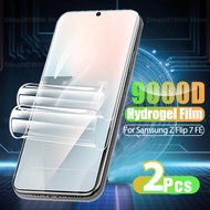 2pieces Screen Protector For Samsung Galaxy Z Flip7FE Flip7 Flip6 Flip5 Protector Soft Hydrogel Film