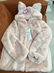 （現貨）Shanghai  Disneyland Duffy and Friends Linabell LinaBell Plush Jacket  迪士尼 貝兒 毛毛褸  毛絨外套  Size: M