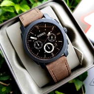 FS 4656 Possil Men's Watch with Original Leather Chrono Strap