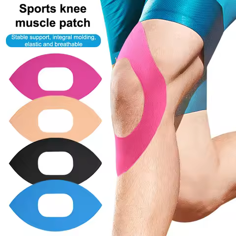 HUA HUA Kinesiology Tape Pre Cut Durable Muscle Elastic Support Tape Breathable Knee Muscle Patch At