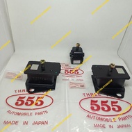 ENGINE MOUNTING + TRANS MOUNTING MITSUBISHI L038 L300 DIESEL ORIGINAL 555 JAPAN PRICE 3PCS
