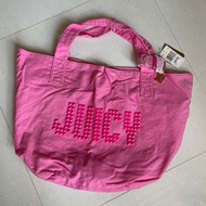 👜包包 · Juicy Couture 夏日粉紅色窩釘沙灘布袋 Tote Bag👜