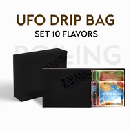 Rolling Roasters UFO DRIP BAG SET 10 FALVORS (PACK OF 10) กาแฟดริป