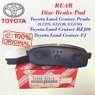 Genuine TOYOTA Land Cruiser Prado (03Y, 11Y) , Toyota HZJ80, Lic FJ Rear Disc Brake Pad***100% ORIGI