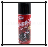 ANCHOR H2 HEAT RESISTANCE SPRAY EXHAUST EKSOZ 600 °C HIGH TEMPERATURE TAHAN PANAS HI TEMP BLACK DPI