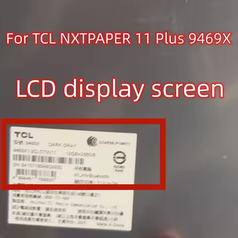 For 11.5 inch TCL NXTPAPER 11 Plus tablet TCL 9469X LCD display TCL Tab11 Gen2 digitizer screen asse