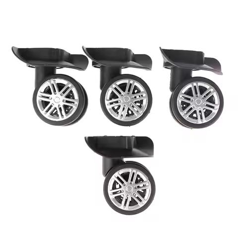4pcs Silent Universal Wheels Replacement Luggage Caster Accessories Suitcases Repair Trolley Rubber 