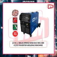 WIM EVO MIG 300 CC/CV INVERTER WELDING MACHINE C/W STANDARD ACCESSORIES