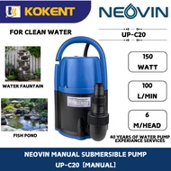 NEOVIN MANUAL SUBMERSIBLE PUMP UP-C20 (1"X150WX6M/HX100L/M) (CLEAN WATER)