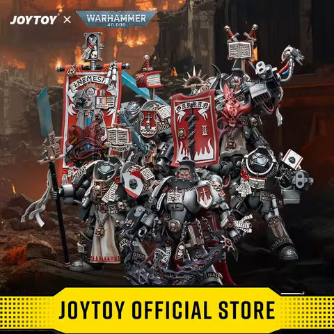 JOYTOY Warhammer 40,000 1/18 Action Figures Grey Knights Castellan Crowe Grey Knights Terminator Cad
