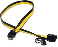 6 Pin Male to 8 Pin (6+2) / 6pin 8PIN Male PCI-e PCIE Power Cable PSU GPU PC 60cm