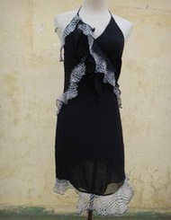 楹 ~ 正品 義大利名牌 MAX&amp;CO.  雪紡紗洋裝 size: 38