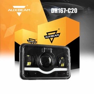 AUXBEAM 4x6 120W LED Sealed Beam Black Housing Headlight H4651 H4652 H4656 H4666 H6545