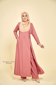 Jubah seluar muslimah (Lavena suit)exlusive S to 5XL plus size