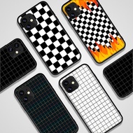 Casing for OPPO R11s Plus R15 R17 R7 R7s R9 pro r7t Case Cover A1 Black and white grid