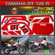 YAMAHA DT 125R Sticker 125R Motorcycle (Beautiful Color Bright Is Not Distorted)