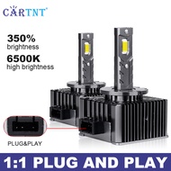 CarTnT 1คู่ Super Bright 20000LM 90W ไม่มีข้อผิดพลาด Canbus ฟรี D1S D2S D3S D4S D5S D8S ไฟหน้ารถ LED LED หลอดไฟ6000K D1R D2R D3R D4R Plug &amp; Play ตรงกัน Original HID บัลลาสต์สำหรับ Volkswagen VW Audi Benz BMW BMW