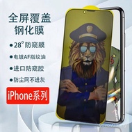 1RYF  Ready stock Local Ship 适用iPhone15钢化膜14ProMax防静电17PM电镀疏油层1316防窥膜
