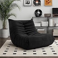 Adult Bean Bag with Memory Foam Armchair, Fireplace Sofa, Togo Chair, Floor Sofa for Living Room and