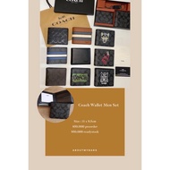 Coach wallet men set