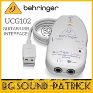 Behringer UCG102 Guitar To USB Interface for Recording