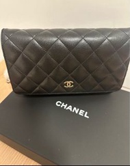 Chanel Classic WOC 羊皮銀扣