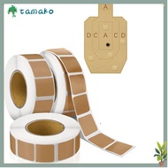 TAMAKO Square Target Pasters, Outdoor Self-Adhesive Target Stickers,  Range Targets  Labels for Long