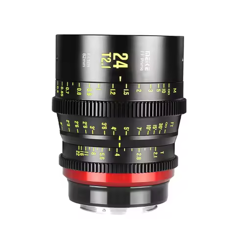 Meike Prime 16mm T2.5/24mm T2.1 Cine Lens for Full Frame Cinema Camera Systems,such as Canon C700 C5