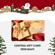 การ์ดบัตรของขวัญเซ็นทรัล Central Group Gift Card บัตรกำนัล บัตรเงินสด บัตรของขวัญ Gift Voucher เครือ