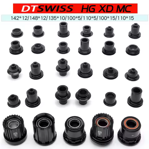 DT SWISS FreeHub dt240 350 1700 Caps MTB Bicycle Hubs Converters Mountain Bike End Adapter QR Or THR
