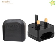 GORROS Power Socket EU To UK European To UK 2 Pin To 3Pin Adapter