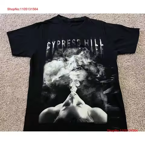 CYPRESS HILL Bay Island T Shirt Black S 5XL 1J0003 vintage Washed Stylish streetwear Top For Everyda