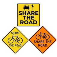 Share the road Bike Sticker